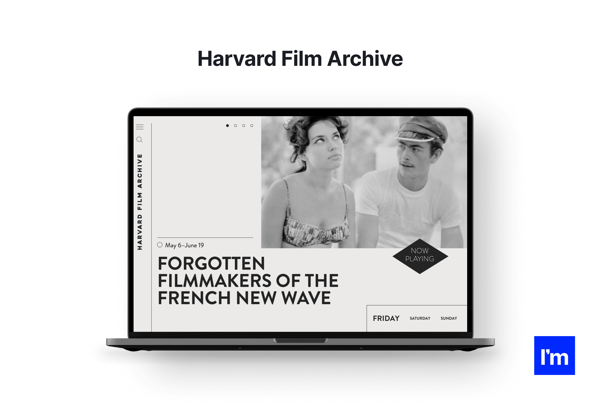 10 przykładów dobrych praktyk w web designie na 2022 rok:Harvard Film Archive