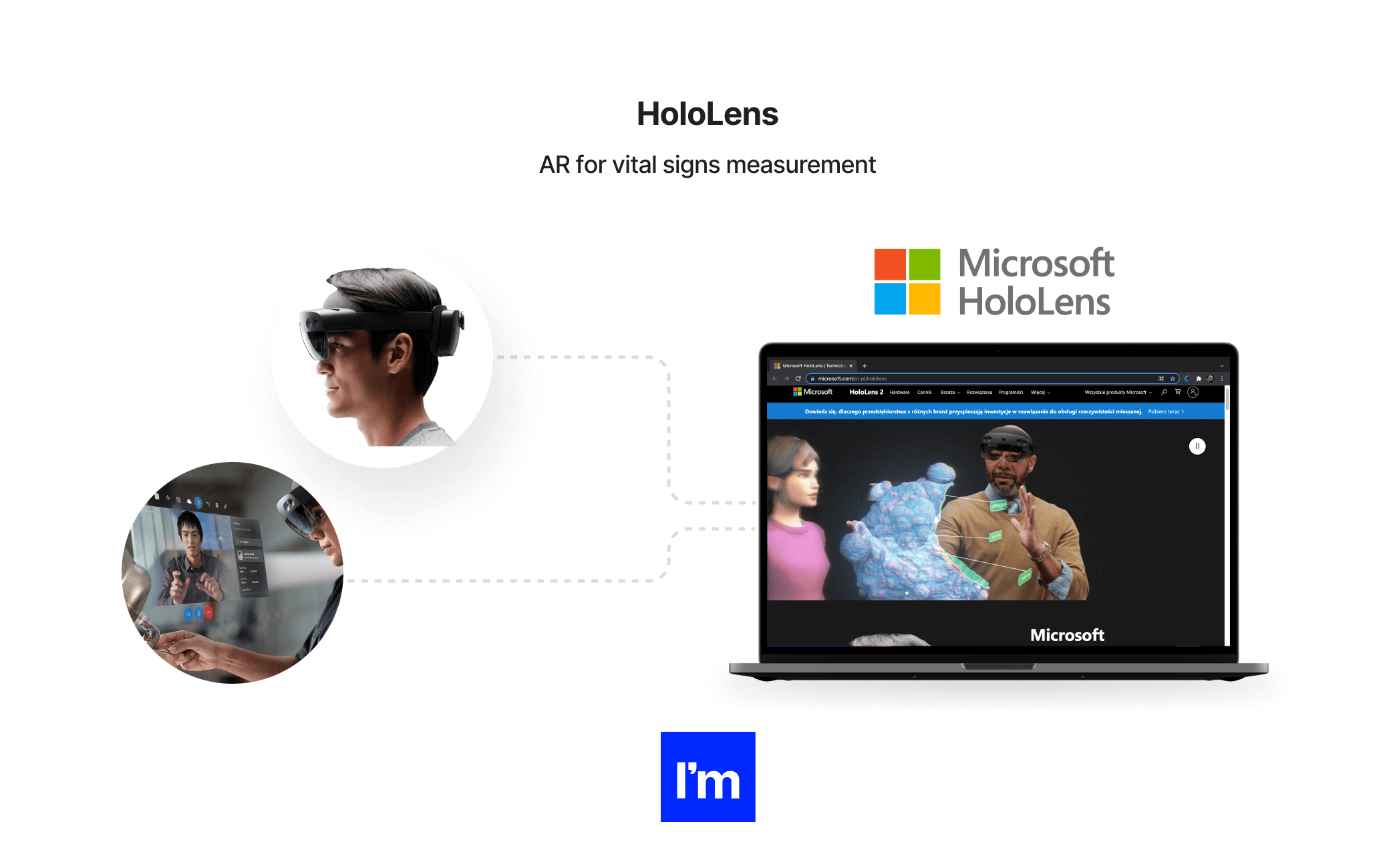 20 przykładów produktów MedTech - hololens