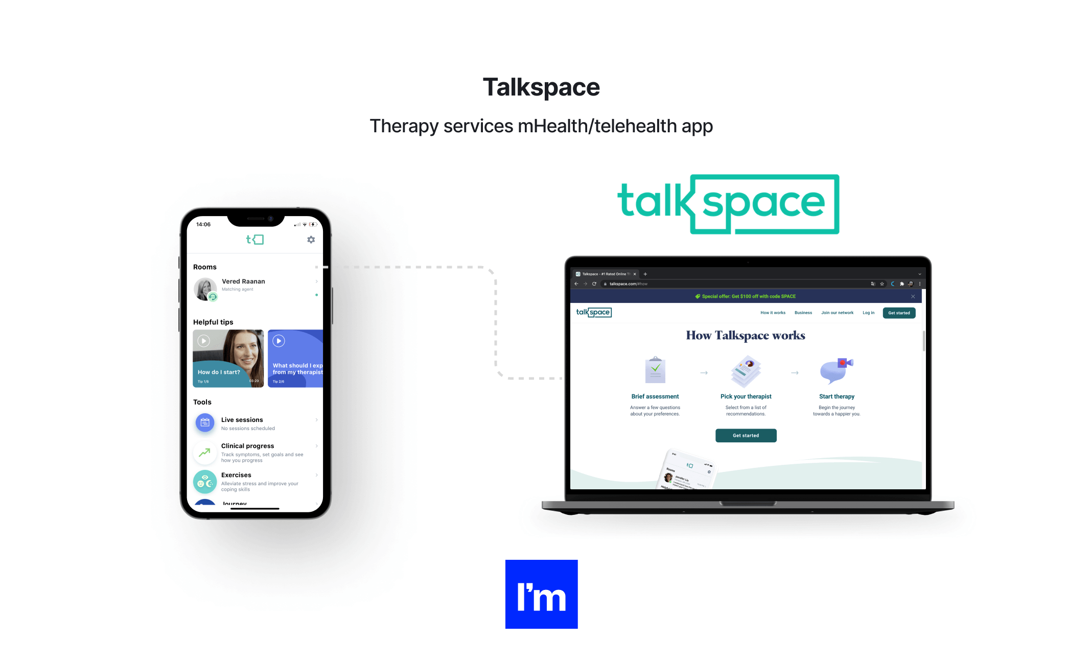 20 przykładów produktów MedTech - talkspace