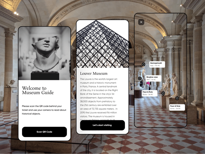 21 Dazzling Examples of Mobile App UI Design to Inspire You in 2022 - ar museum guide