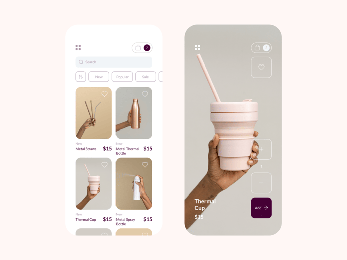 21 Dazzling Examples of Mobile App UI Design to Inspire You in 2022 - product search