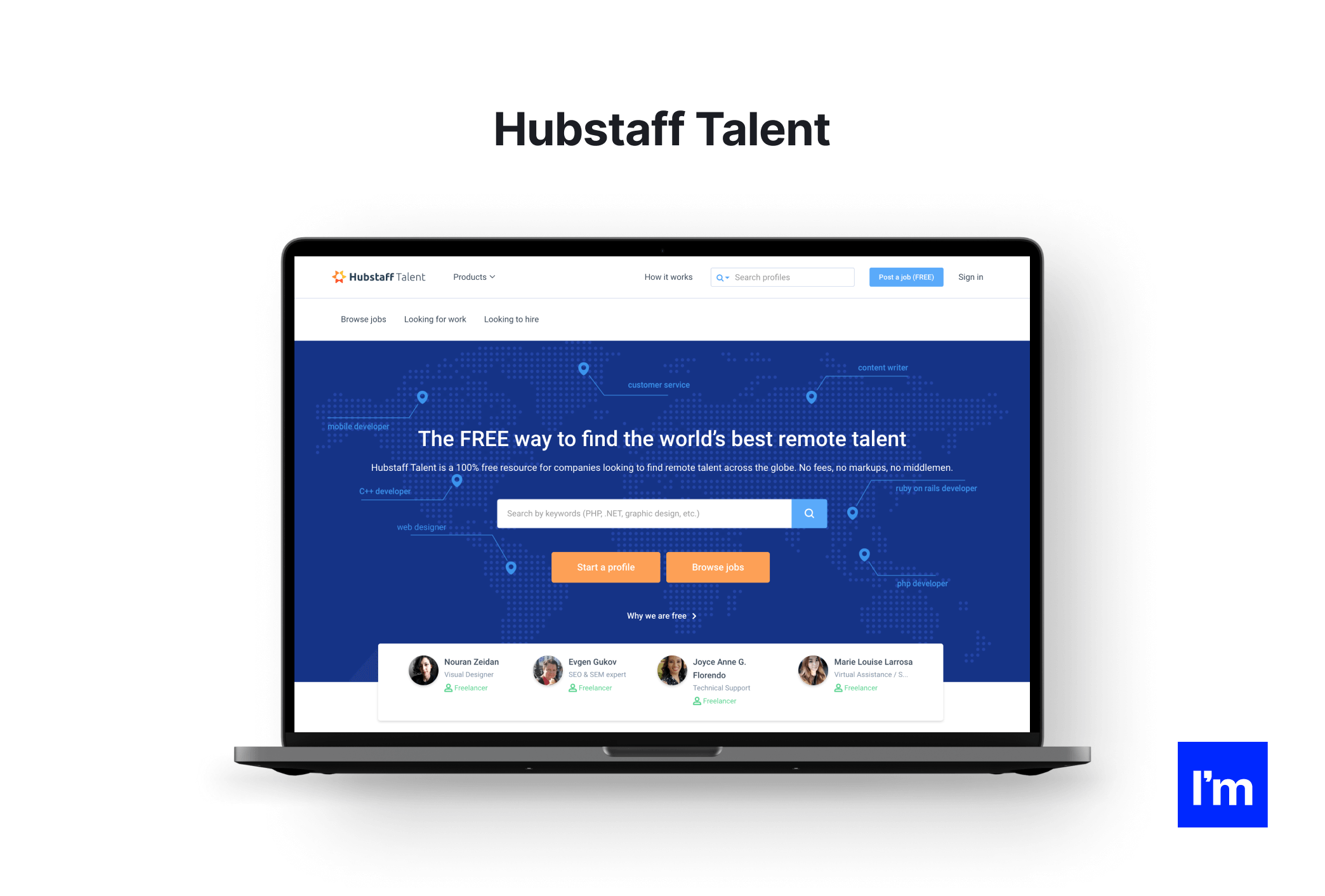 Najlepsze alternatywy dla Toptal przy zatrudnianiu programistów - hubstaff talent