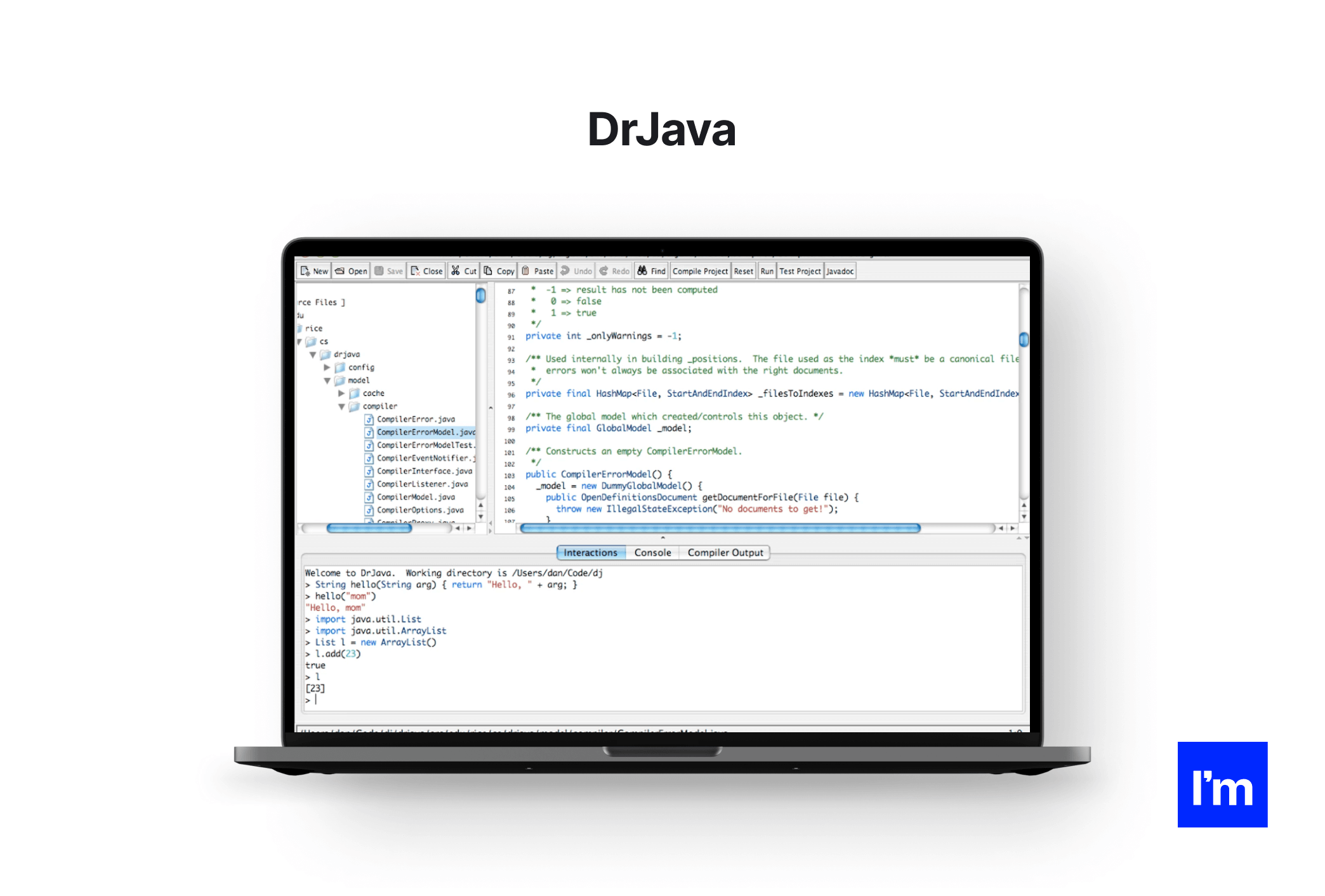 Najlepsze IDE i edytory dla Javy w 2022 roku - DrJava
