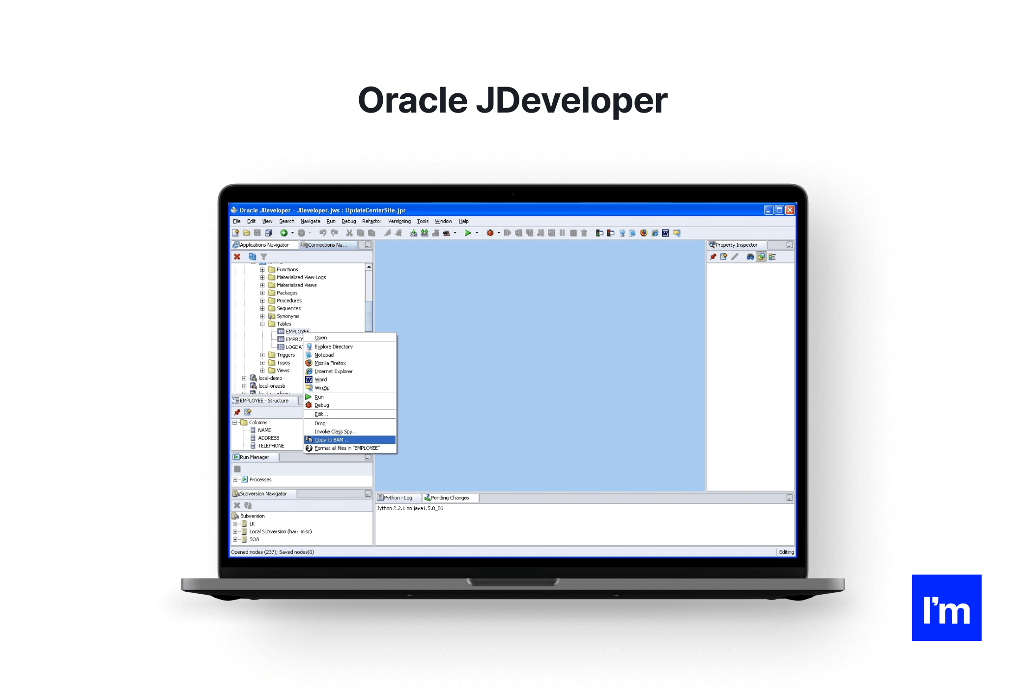 Najlepsze IDE i edytory dla Javy w 2022 roku - Oracle JDeveloper