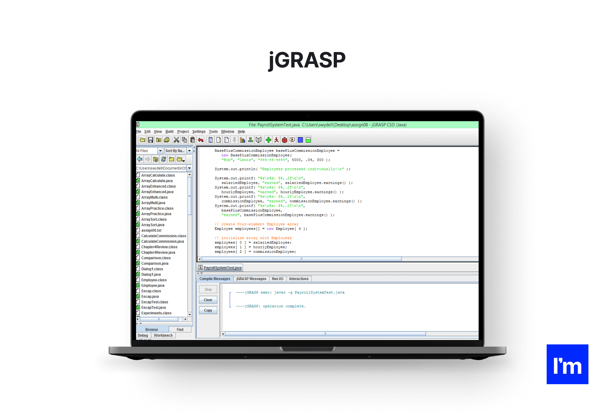 Najlepsze IDE i edytory dla Javy w 2022 roku - jGRASP