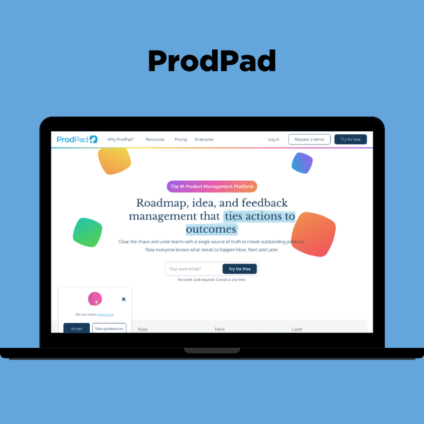 ProdPad product roadmapping tool