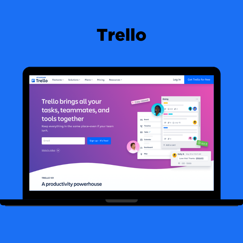 trello project management tool