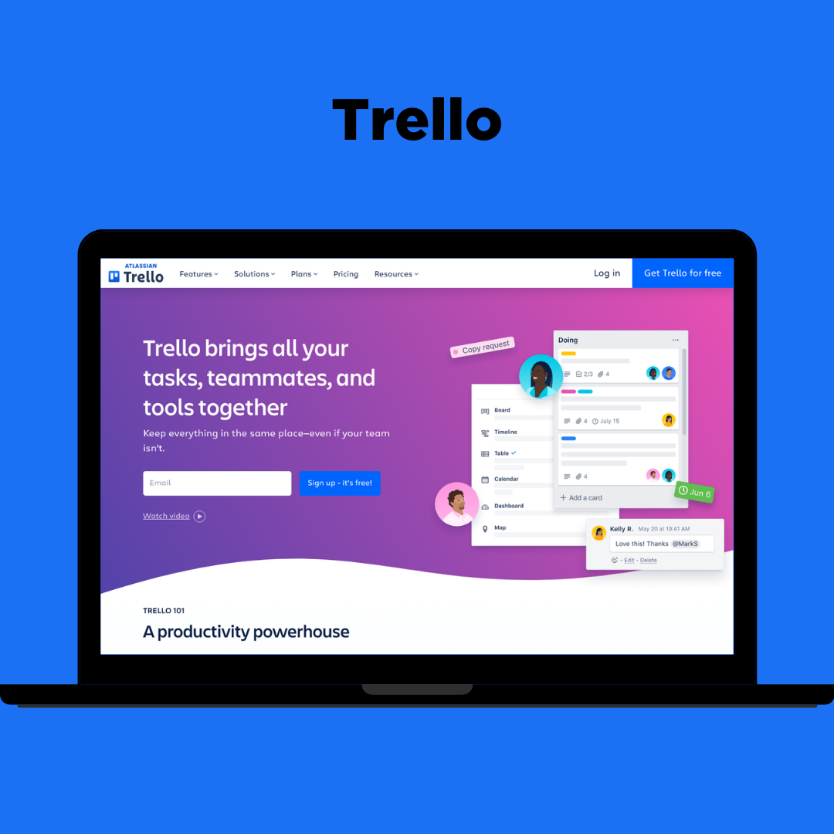 trello - narzędzie do zarządzania projektami