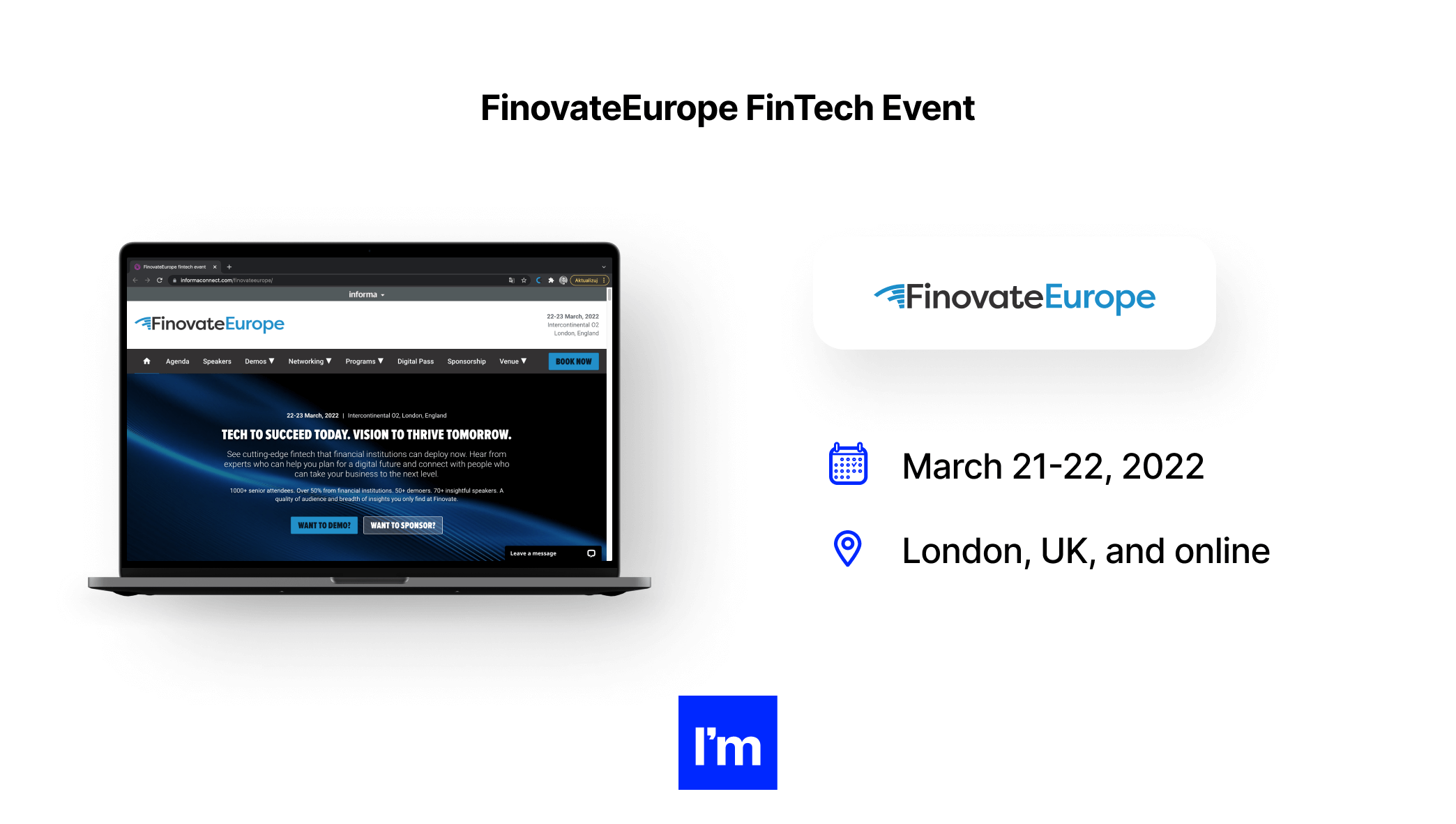 FinTech Conferences - FinovateEuropefintech