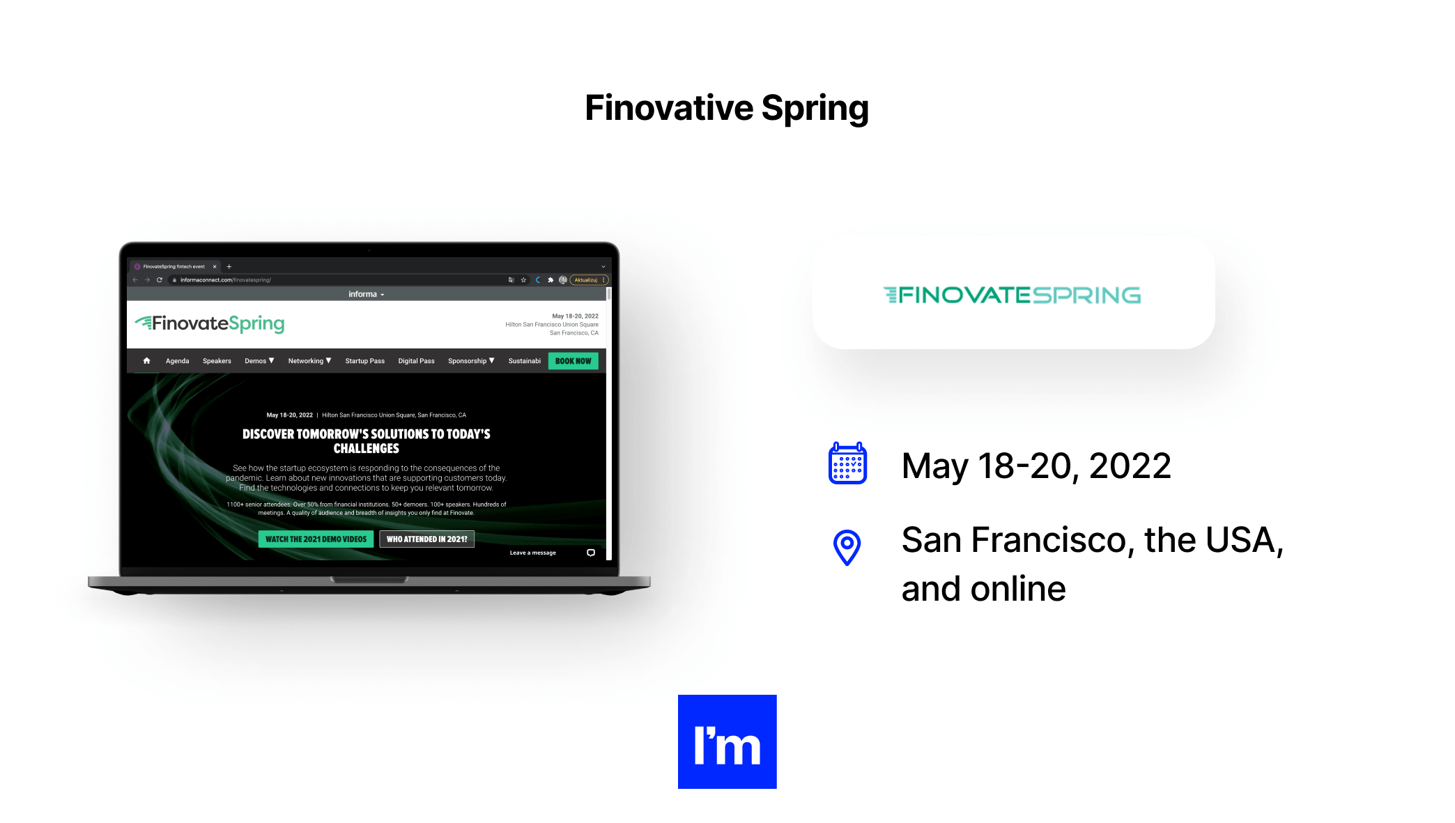 FinTech Conferences - Finovative Springfintech