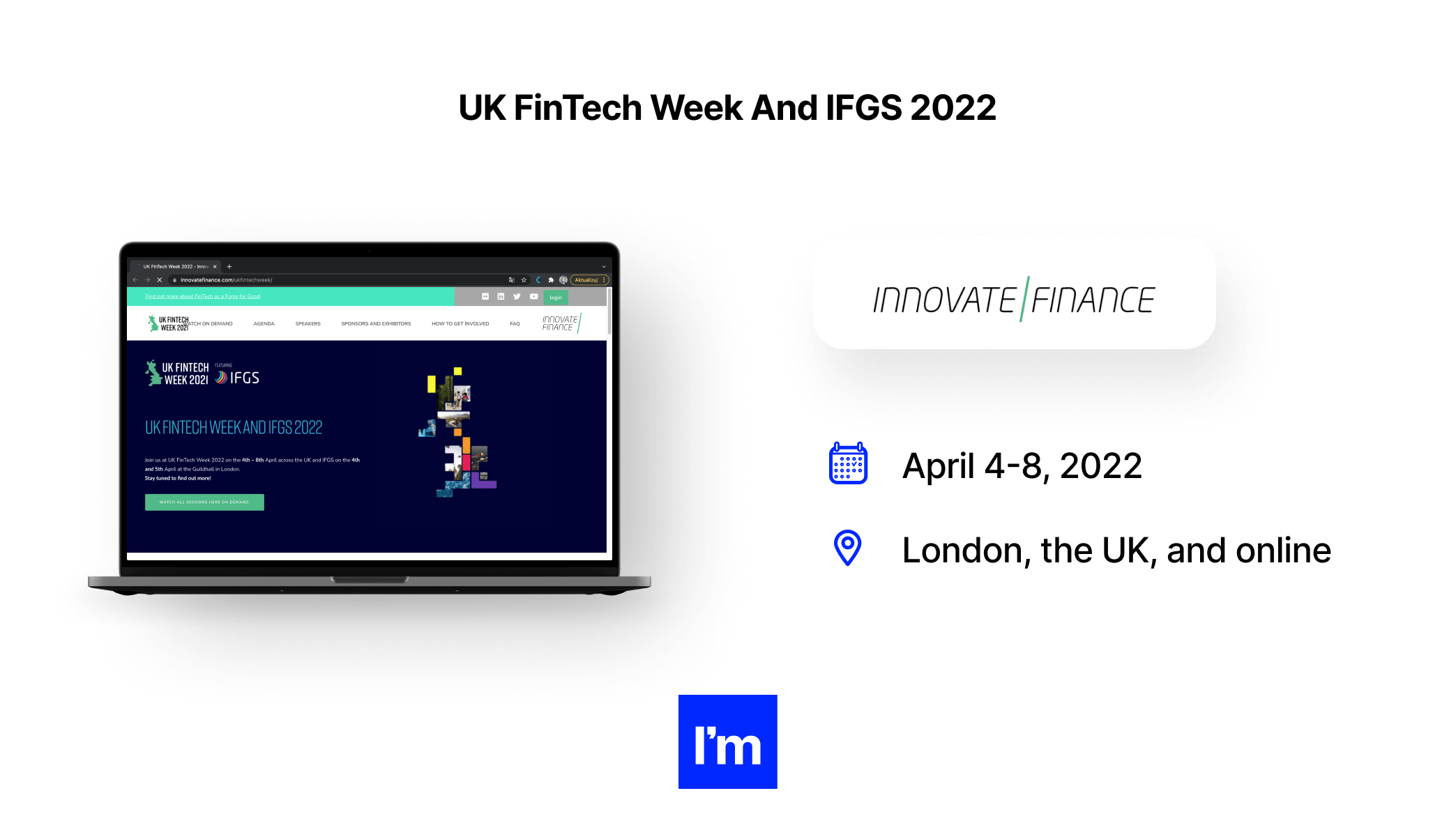 FinTech Conferences - UK FinTech Week And IFGS 2022fintech