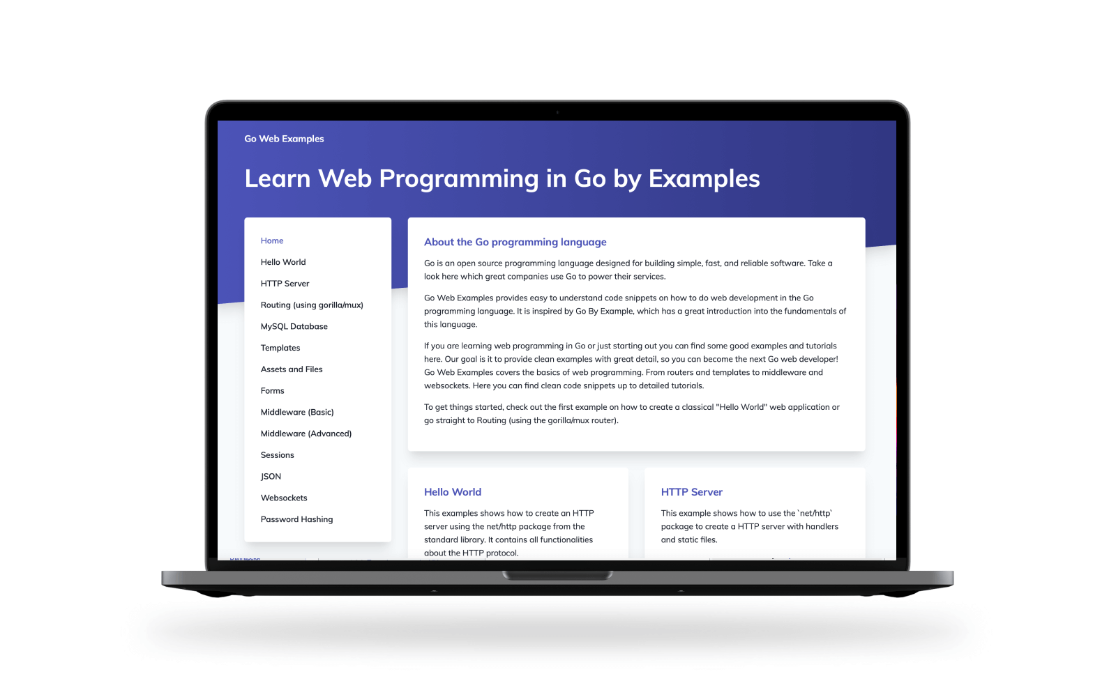 Go Web Examples