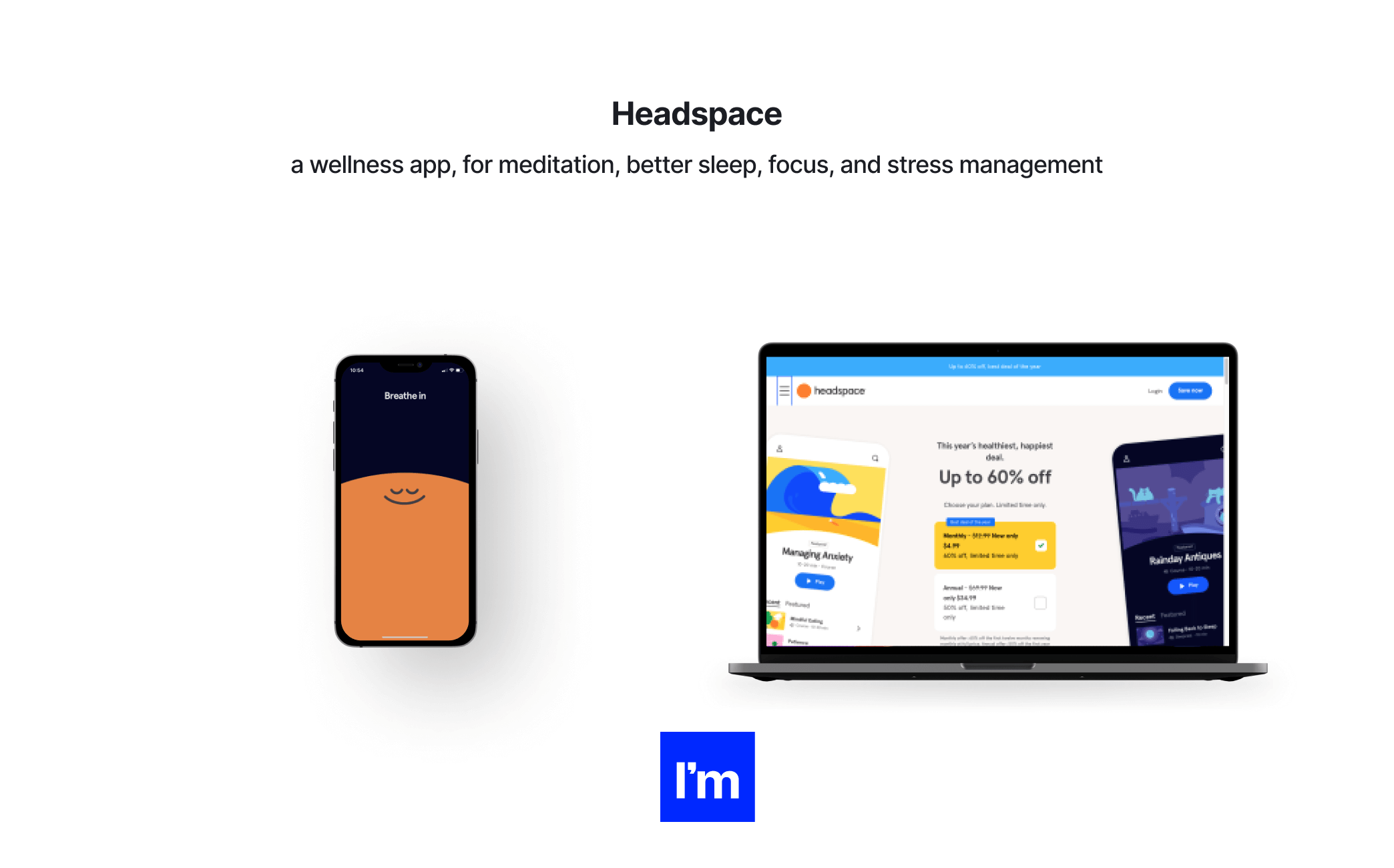 Przykłady HealthTech - Headspace