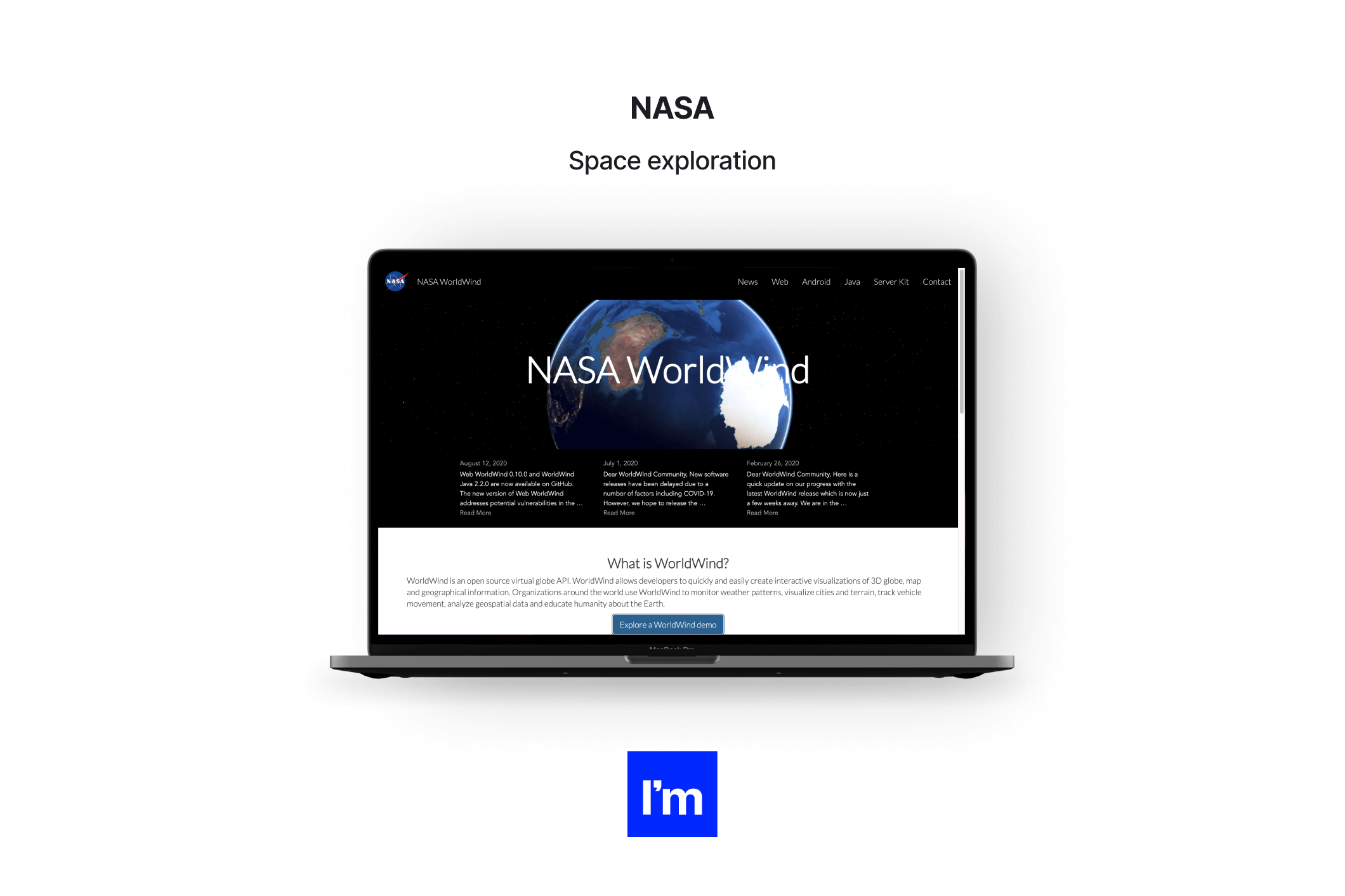 Java Pillar - mockups 2 - NASA