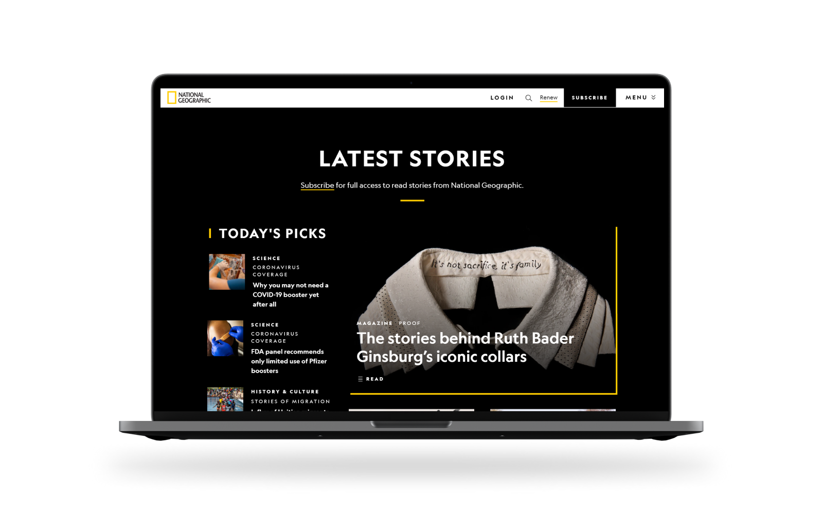 amazing examples of python web dev national geographic mockup