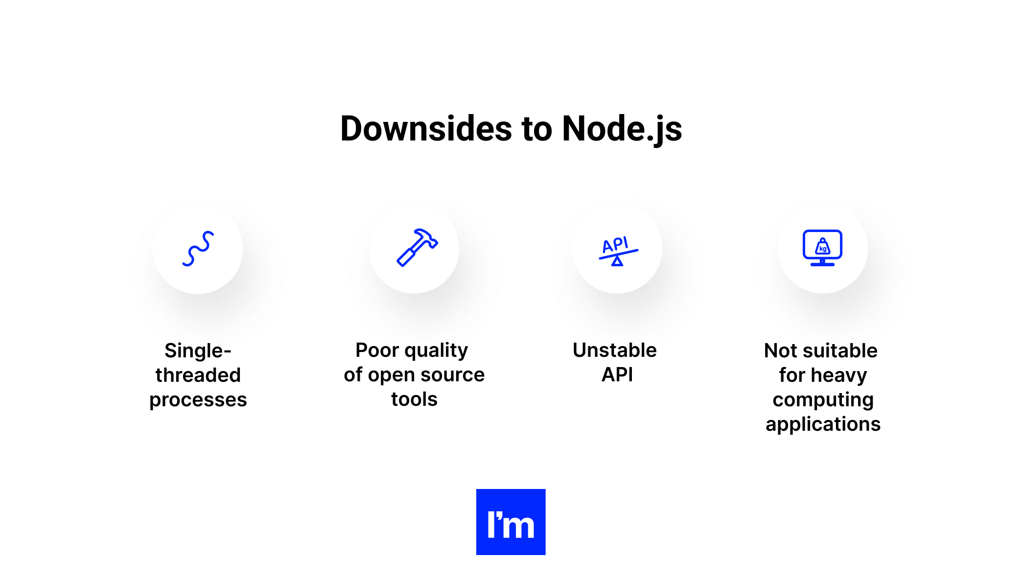 Node.js - downsides to nodejs