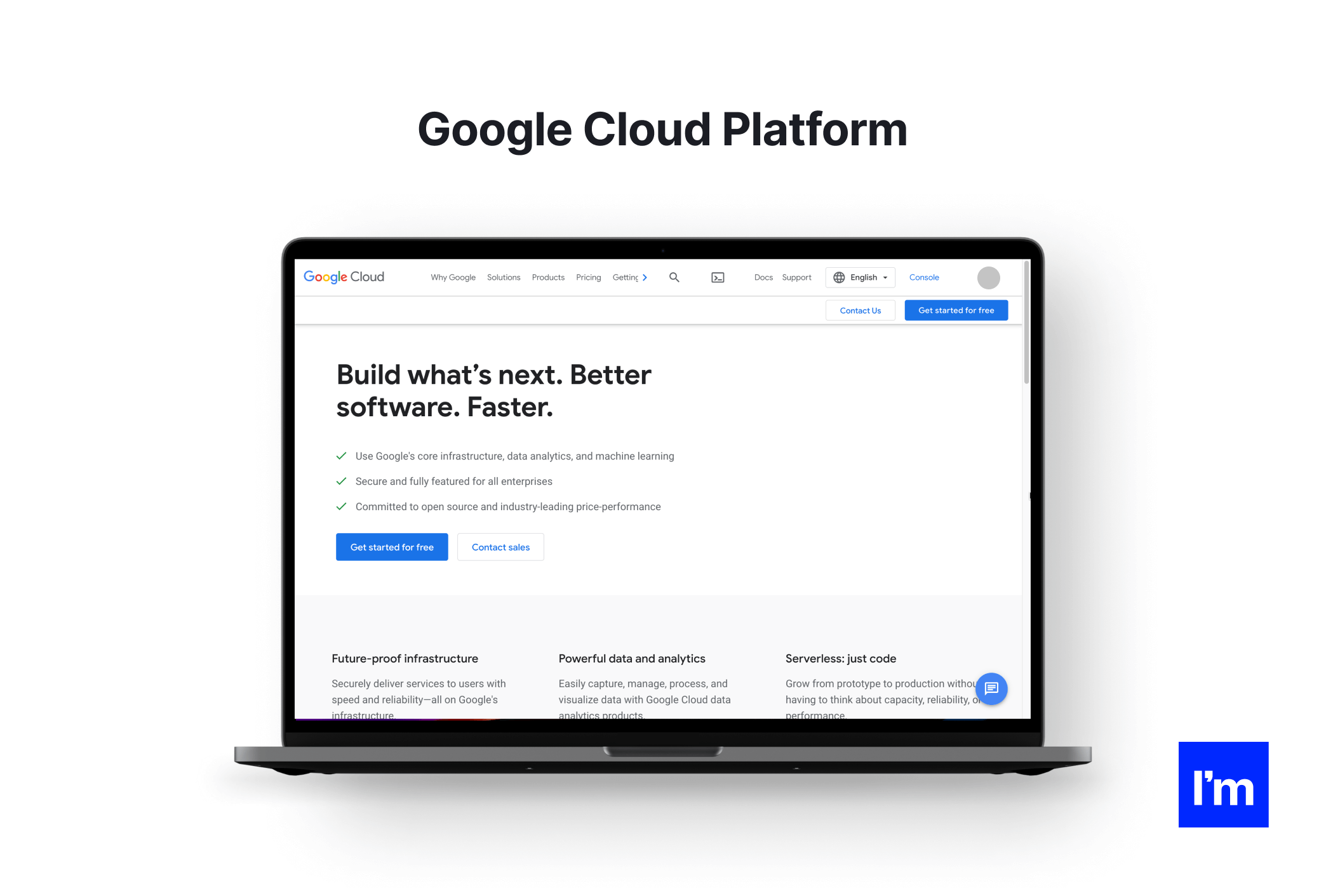 Node.js- mockup Google Cloud Platform