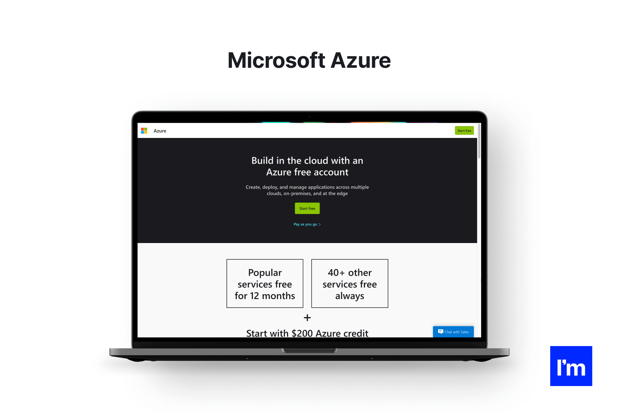 Node.js- mockup Microsoft Azure