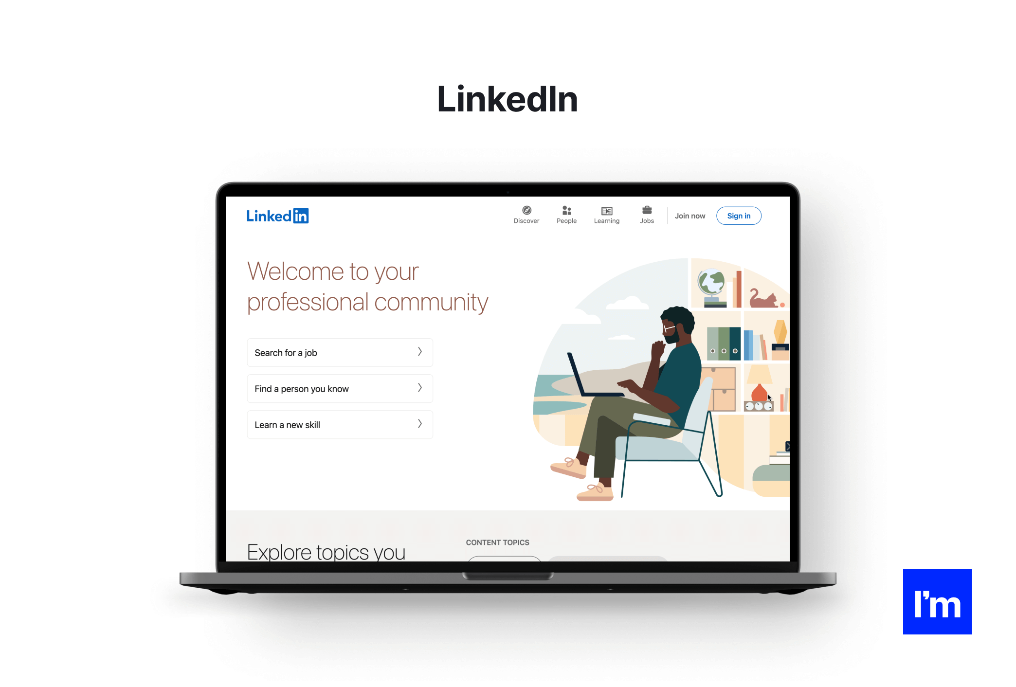 Node.js- mockup LinkedIn