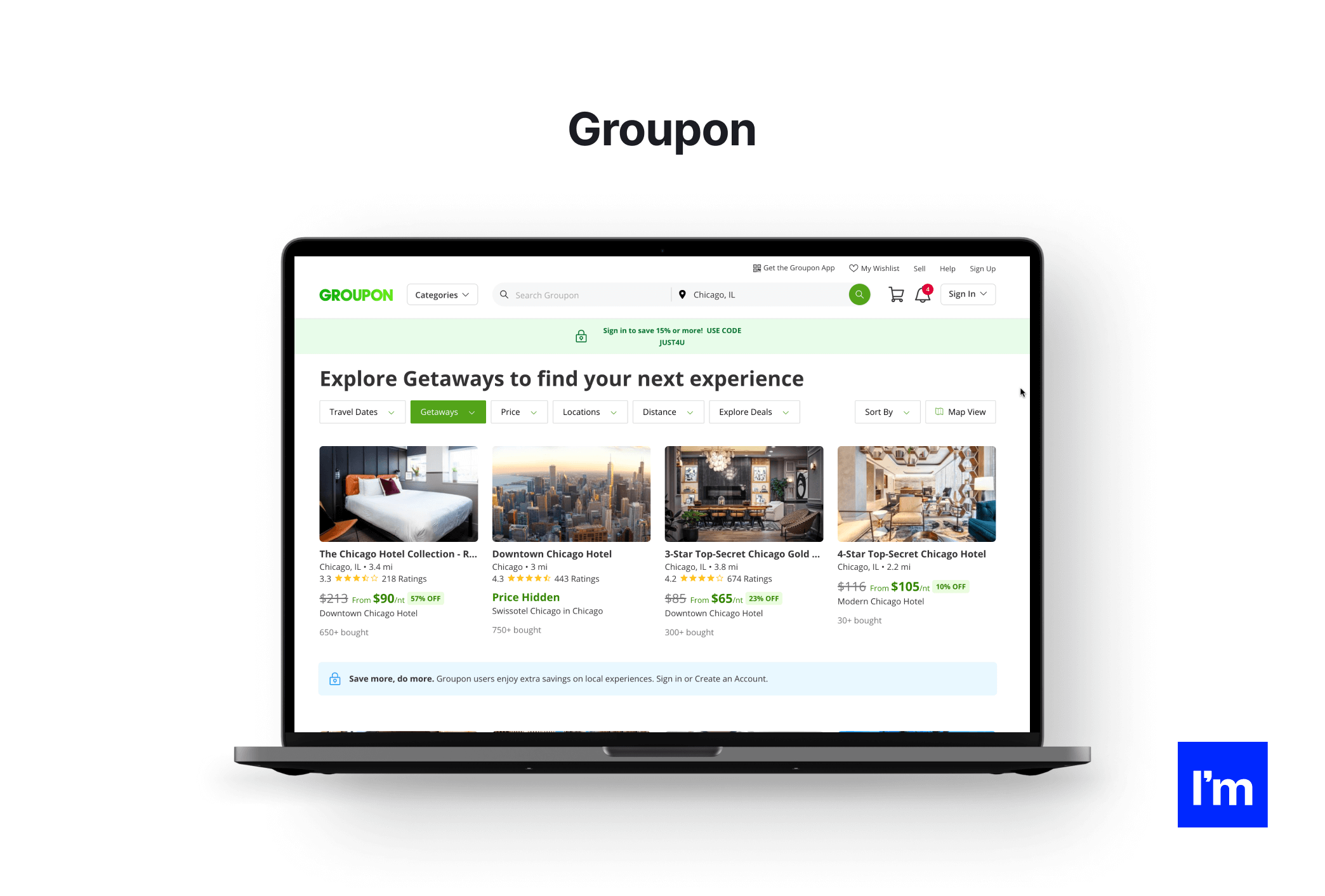 Node.js- mockup Groupon