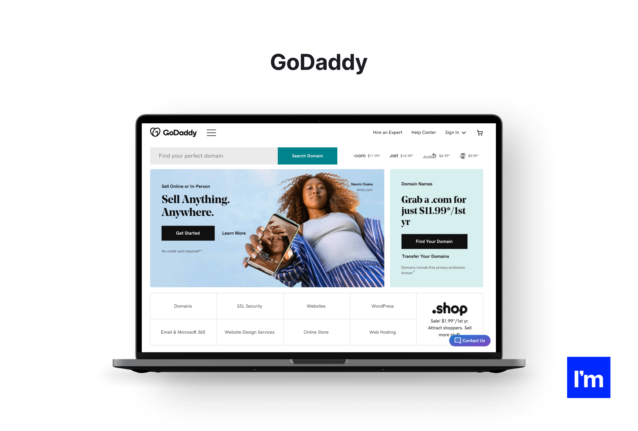 Node.js- mockup GoDaddy