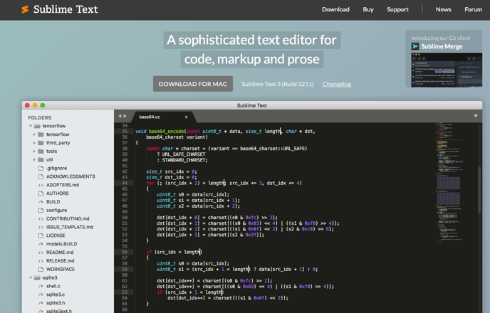 The Ultimate List of Best Productivity Tools For Developers - sublime text