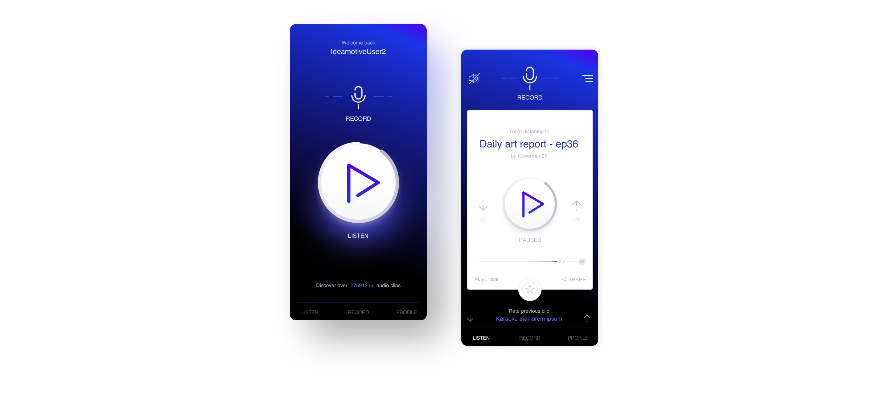 Voicer - Case study hero desktop