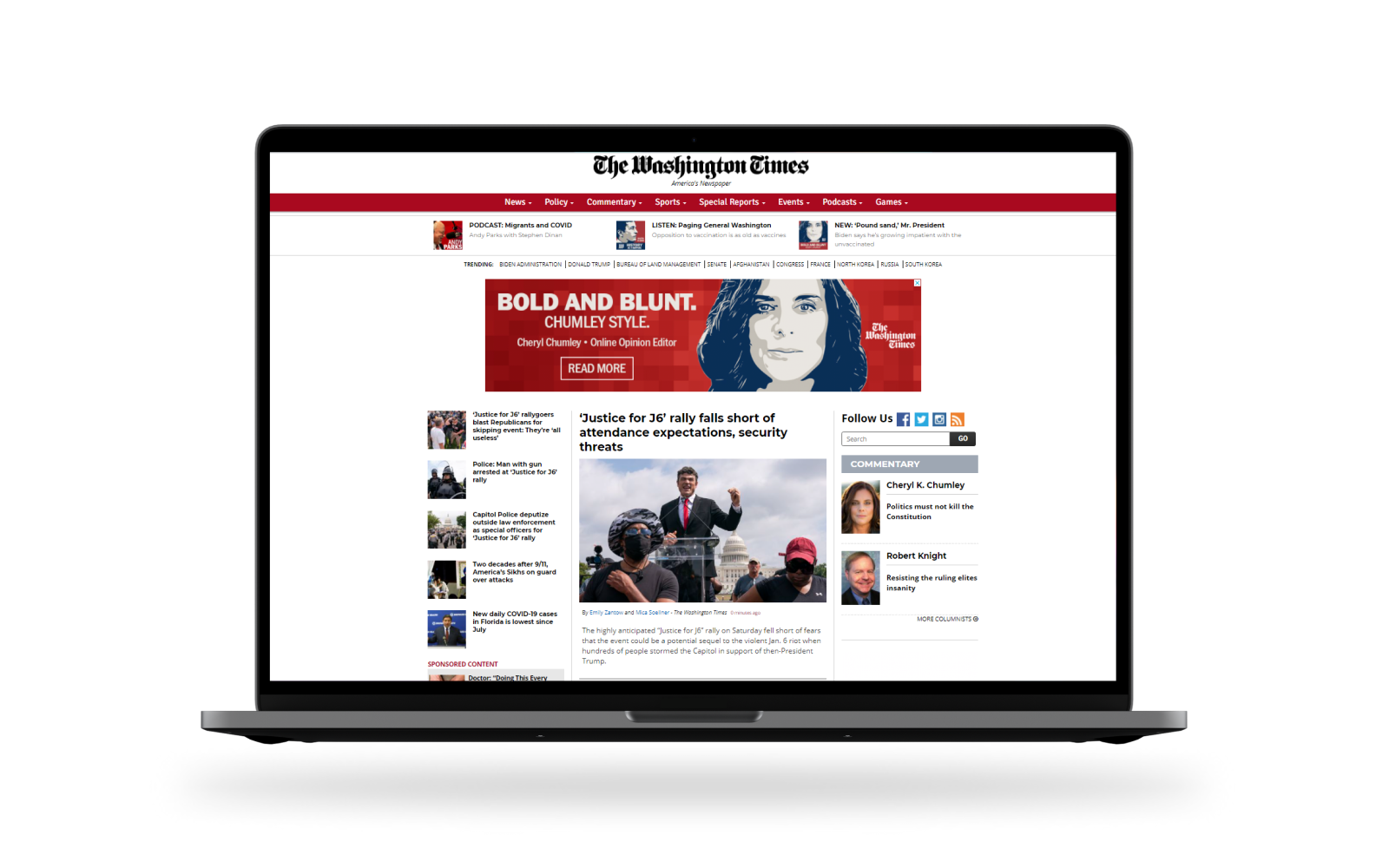 amazing examples of python web dev the washington times mockup