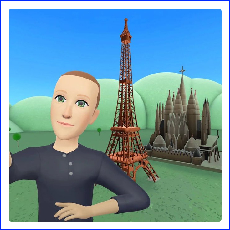 Jak będzie wyglądać przyszłość metaverse w 2023 roku? - selfie Marka Zuckerberga w metaverse
