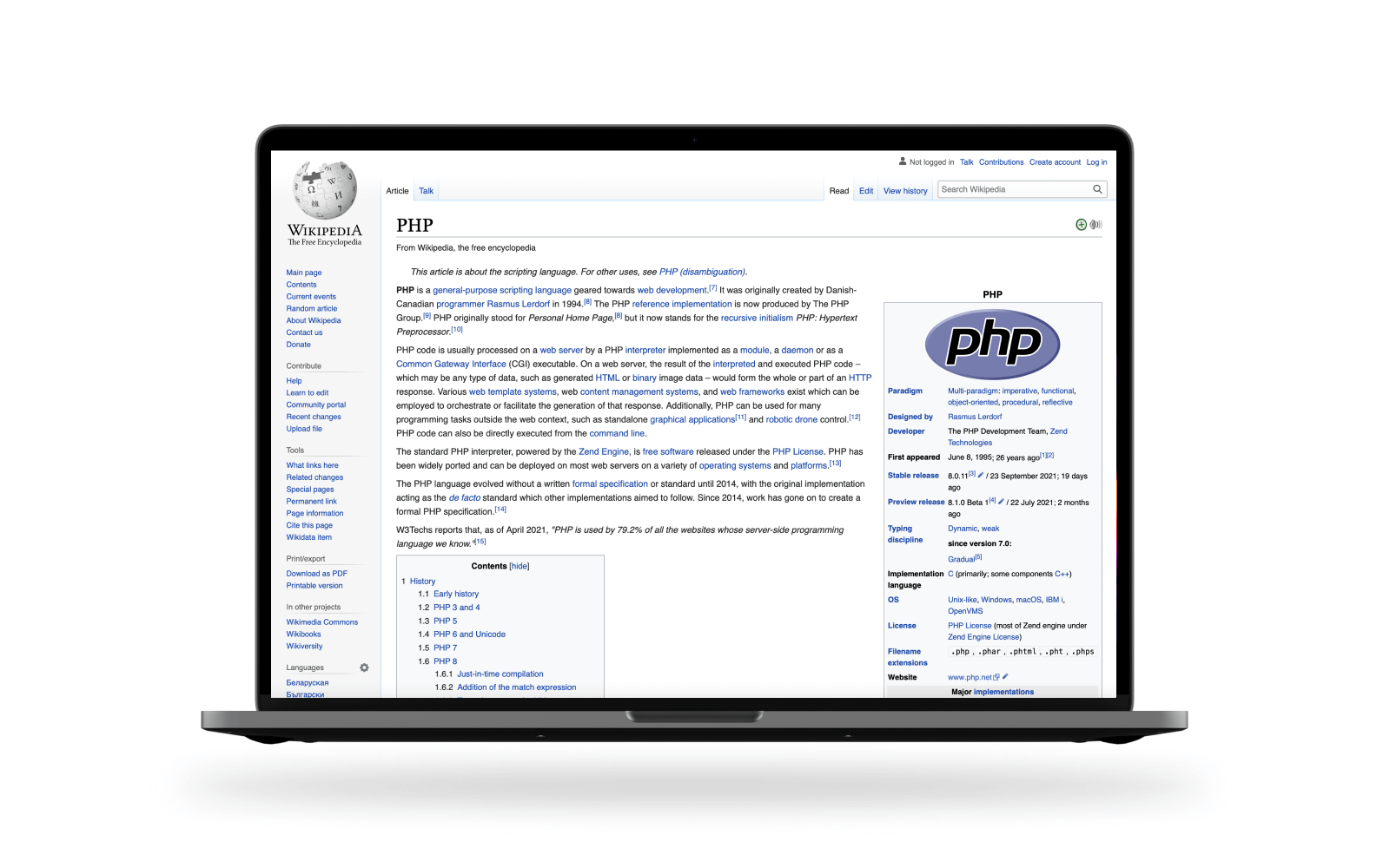 Amazing Examples Of PHP Web Development - Wikipedia