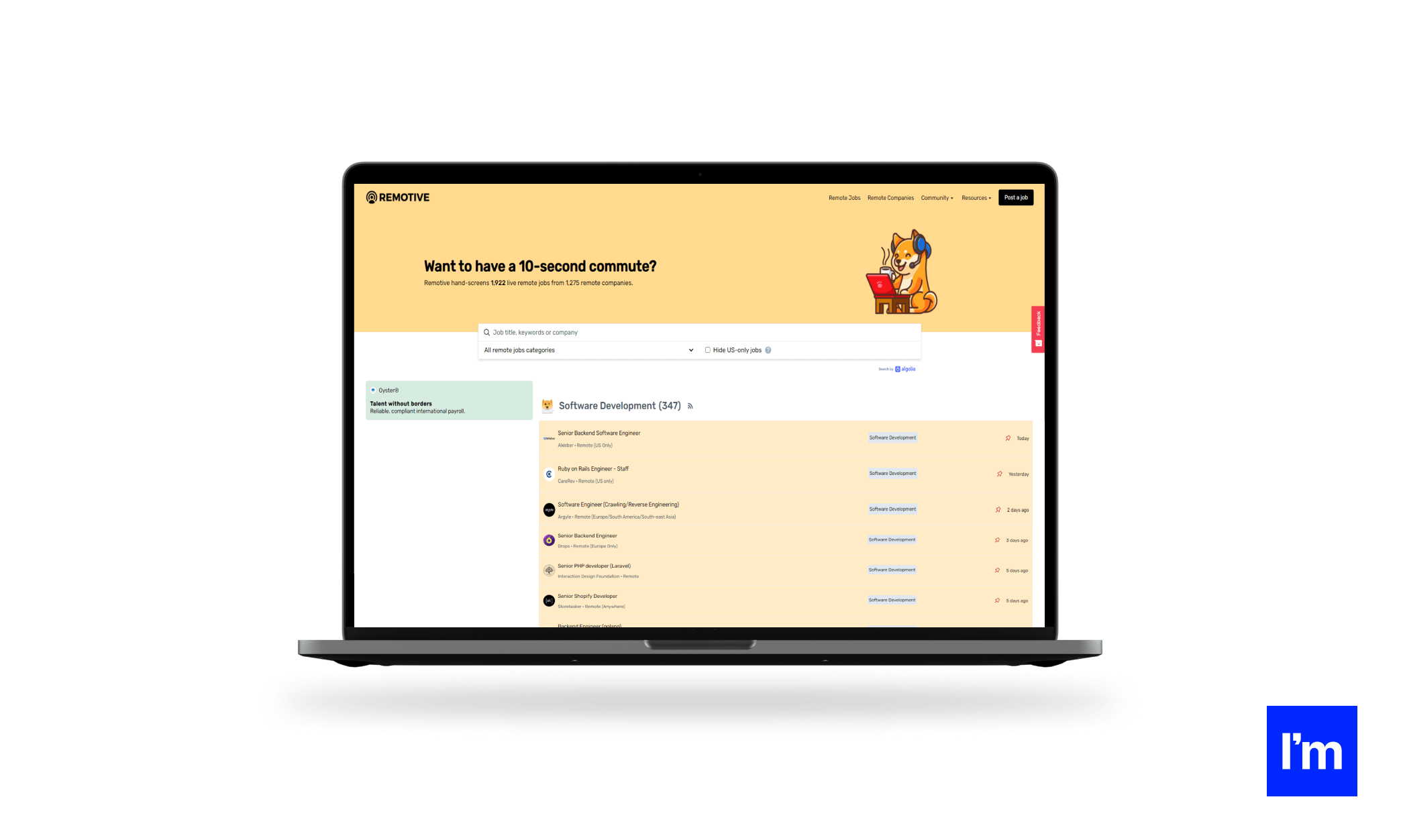 Jak znaleźć pracę zdalną jako programista Ruby on Rails - remotive