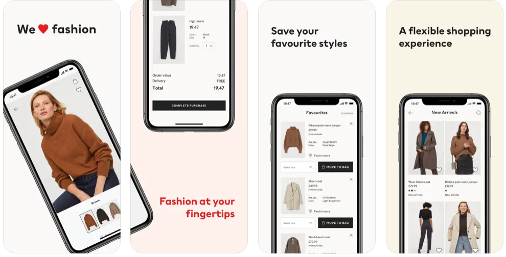 we love fashion mobile app