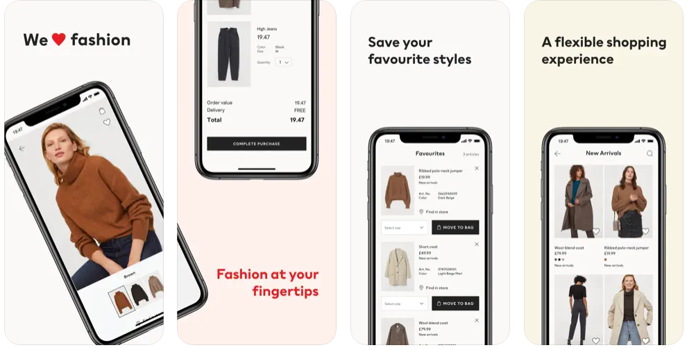 aplikacja mobilna we love fashion
