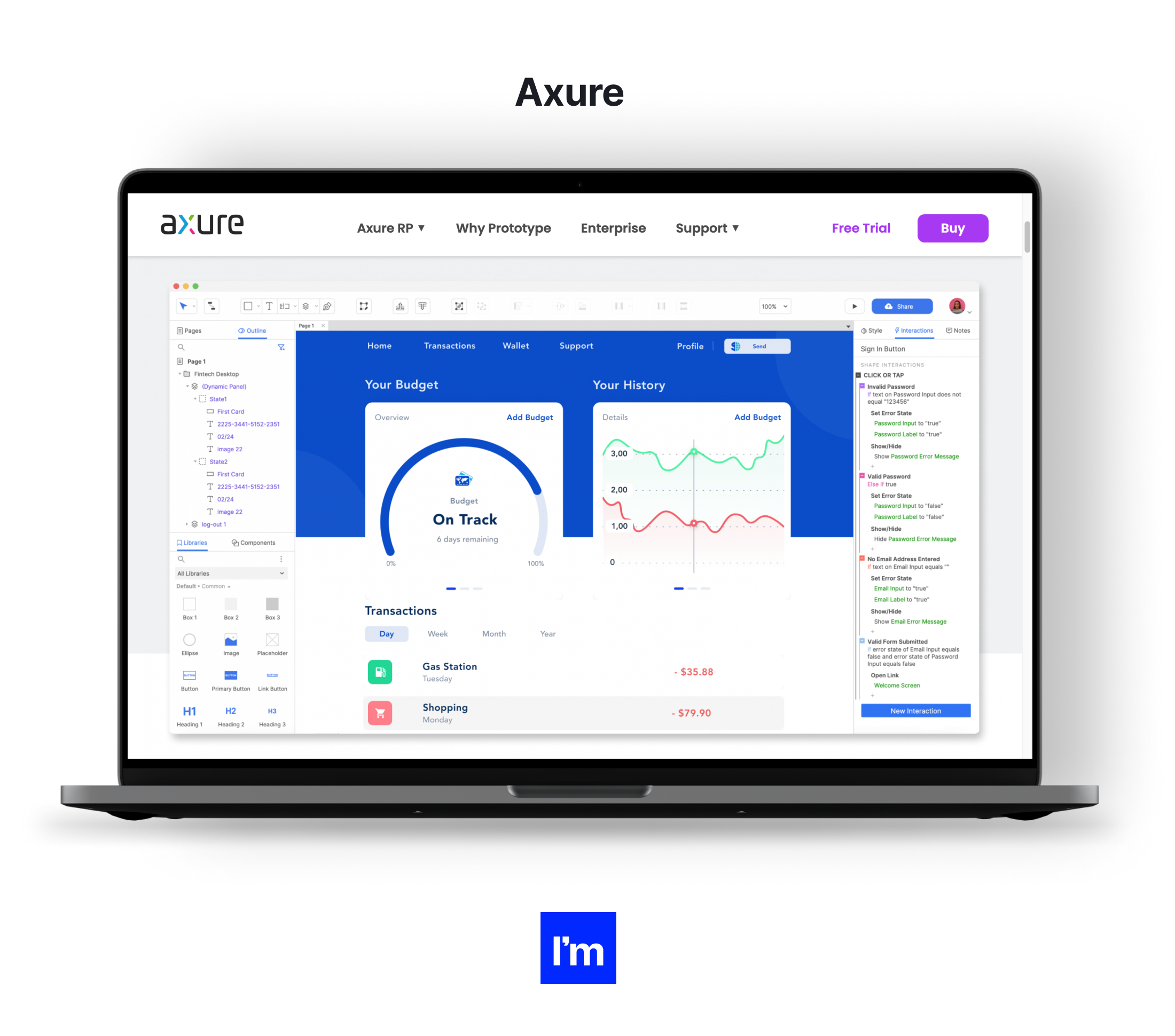 Axure - top UI design tools