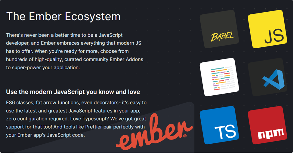 ember best frontend framework